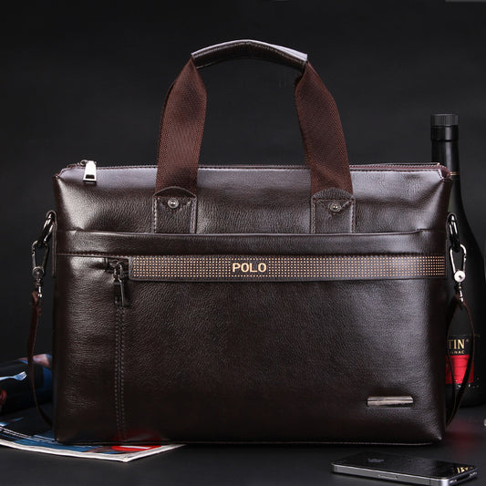 Factory wholesale 2021 new men's Fashion Bag Satchel Bag business casual computer bag